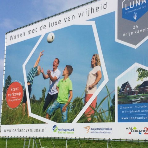 Branding projectontwikkeling woonwijk Land van Luna gemeente Dijk en Waard | TheSign Merkenbouwer