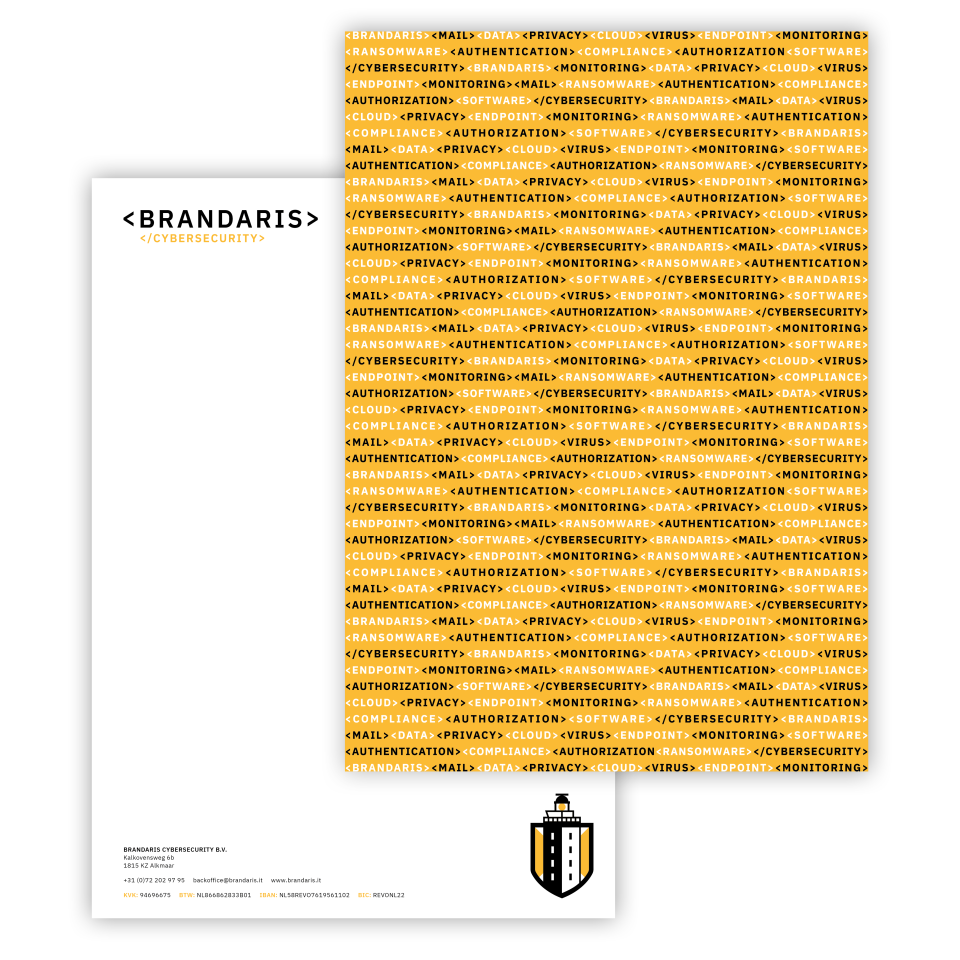 ontwerp briefpapier Brandaris