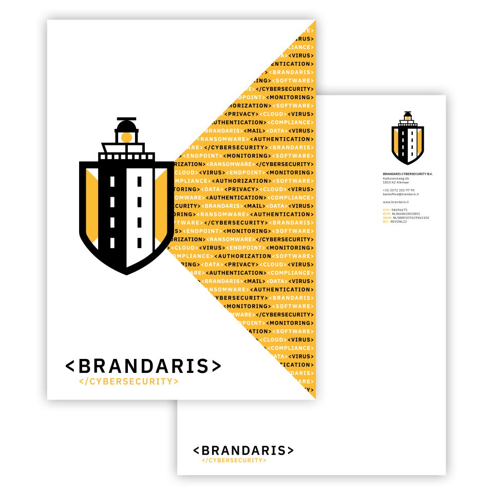 Ontwerp brochuremap Brandaris | TheSign Merkenbouwer